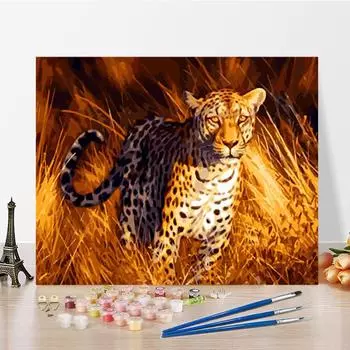 DIY картина по номерам ремесла искусство украшения дома цифровая живопись маслом хобби живопись по номерам 40x50cm no frame