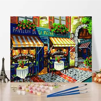 DIY Картина по номерам Ремесла Картина по номерам Цифровая живопись маслом Искусство Хобби Украшение дома 40x50cm no frame