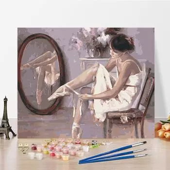 DIY Картина по номерам Ремесла Картина по номерам Украшение дома Цифровая живопись маслом Искусство Хобби 40x50cm no frame