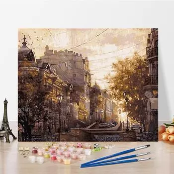 DIY Картина по номерам Ремесла Картина по номерам Цифровая картина маслом Украшение дома Хобби Искусство 40x50cm no frame