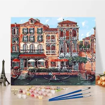 DIY Картина по номерам Ремесла Украшение дома Хобби Живопись по номерам Цифровая живопись маслом Искусство 40x50cm no frame