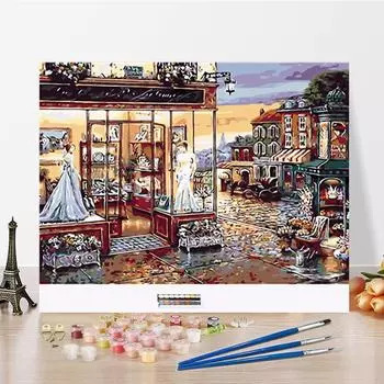 DIY Картина по номерам Ремесла Украшение дома Хобби Цифровая живопись маслом Искусство Живопись по номерам 40x50cm no frame