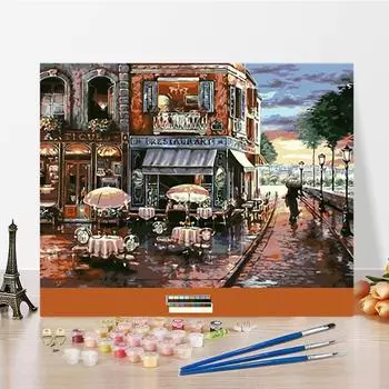 DIY Картина по номерам Ремесла Украшение дома Цифры Живопись Цифровая живопись маслом Хобби 40x50cm no frame