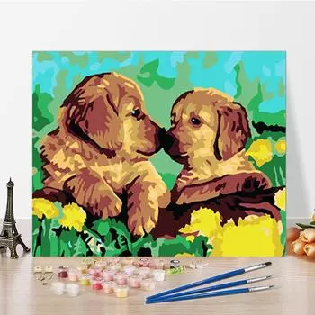DIY Картина по номерам Ремесла Украшение дома Цифры Живопись Хобби Цифровая живопись маслом Искусство 40x50cm no frame
