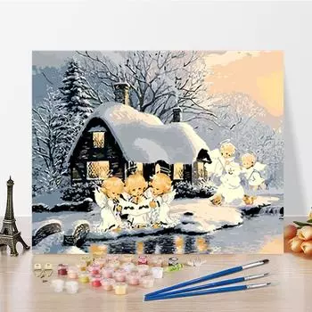 DIY картина по номерам ремесла украшения дома цифры живопись хобби искусство цифровая живопись маслом 40x50cm no frame
