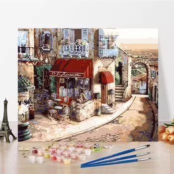 DIY картина по номерам ремесла украшения дома цифры живопись цифровая живопись маслом хобби искусство 40x50cm no frame