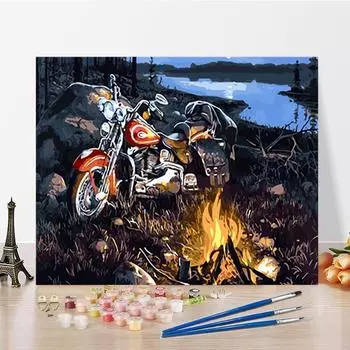 DIY картина по номерам ремесла украшения дома хобби искусство цифры живопись цифровая картина маслом 40x50cm no frame