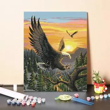 DIY Картина по номерам Ручная цифровая картина маслом Холст Цифры Живопись по номерам Картина маслом 40x50cm no frame