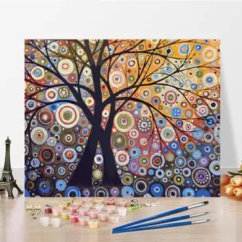 DIY Картина по номерам Ручная работа Числа Картина маслом Холст Цифры Картина Цифровая картина маслом 40x50cm no frame