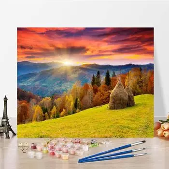 DIY картина по номерам ручная роспись холст цифровая картина маслом цифры картина маслом украшение дома 40x50cm no frame