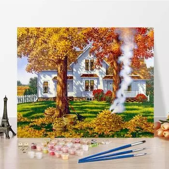 DIY картина по номерам ручная роспись украшения дома цифры картина маслом холст цифровая картина маслом 40x50cm no frame