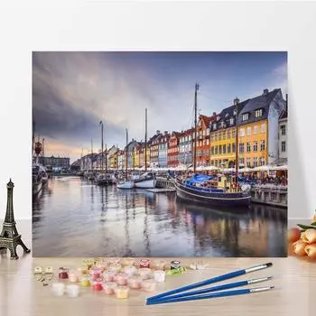 DIY Картина по номерам Украшение дома Цифровая картина маслом Холст Цифры Картина маслом Ручная роспись 40x50cm no frame