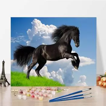 DIY картина по номерам украшения дома цифры картина маслом ручная роспись холст цифровая картина маслом 40x50cm no frame