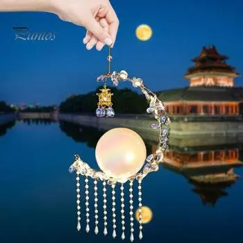 DIY комплект фонарей ручной работы светодиодный кролик лотос лампа портативный светящийся фонарь с кисточкой светящийся орнамент на Новый год фестиваль середины осени белый