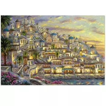 DIY красивая многоцветная игрушка для снятия стресса плоская головоломка 1set