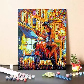 DIY краска по номерам цифровая картина маслом холст украшения дома цифры живопись номера картина маслом 40x50cm no frame