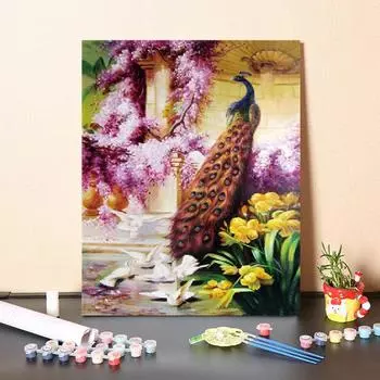 DIY краска по номерам искусство украшения дома цифровая картина маслом цифры картина маслом холст 40x50cm no frame