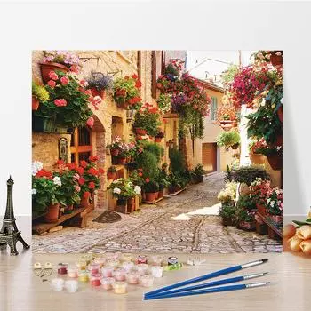 DIY краска по номерам набор для рисования маслом холст DIY картина маслом по номерам настенные художественные украшения для дома подарок искусство и хобби 40x50cm no frame