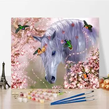 DIY краска по номерам набор для рисования маслом холст DIY картина маслом по номерам настенные художественные украшения для дома подарок искусство и хобби 40x50cm no frame