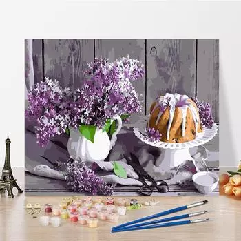 DIY краска по номерам набор для рисования маслом холст DIY картина маслом по номерам настенные художественные украшения для дома подарок искусство и хобби 40x50cm no frame