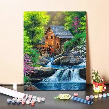 DIY краска по номерам набор для рисования маслом холст DIY картина маслом по номерам настенные художественные украшения для дома подарок искусство и хобби 40x50cm no frame