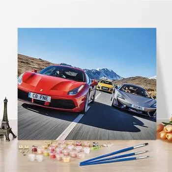 DIY краска по номерам набор для рисования маслом холст DIY картина маслом по номерам настенные художественные украшения для дома подарок искусство и хобби 40x50cm no frame