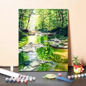 DIY краска по номерам набор для рисования маслом холст DIY картина маслом по номерам настенные художественные украшения для дома подарок искусство и хобби 40x50cm no frame