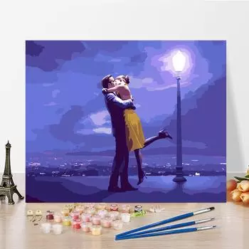 DIY краска по номерам набор для рисования маслом холст DIY картина маслом по номерам настенные художественные украшения для дома подарок искусство и хобби 40x50cm no frame