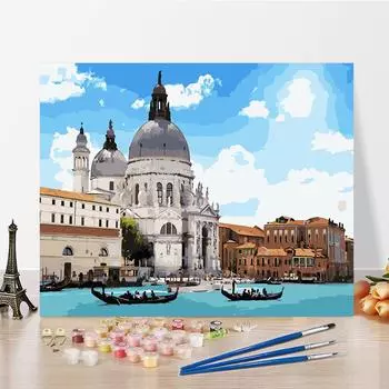 DIY краска по номерам набор для рисования маслом холст DIY картина маслом по номерам настенные художественные украшения для дома подарок искусство и хобби 40x50cm no frame