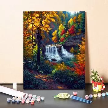 DIY краска по номерам набор для рисования маслом холст DIY картина маслом по номерам настенные художественные украшения для дома подарок искусство и хобби 40x50cm no frame