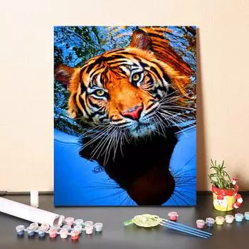 DIY краска по номерам набор для рисования маслом холст DIY картина маслом по номерам настенные художественные украшения для дома подарок искусство и хобби 40x50cm no frame