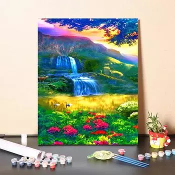 DIY краска по номерам набор для рисования маслом холст DIY картина маслом по номерам настенные художественные украшения для дома подарок искусство и хобби 40x50cm no frame