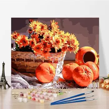 DIY краска по номерам набор для рисования маслом холст DIY картина маслом по номерам настенные художественные украшения для дома подарок искусство и хобби 40x50cm no frame