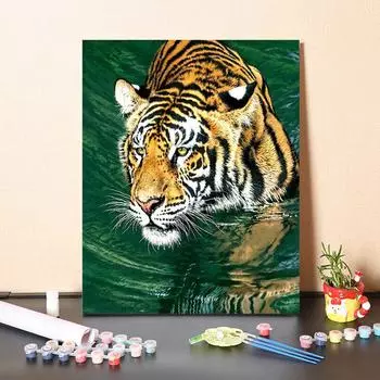 DIY краска по номерам набор для рисования маслом холст DIY картина маслом по номерам настенные художественные украшения для дома подарок искусство и хобби 40x50cm no frame