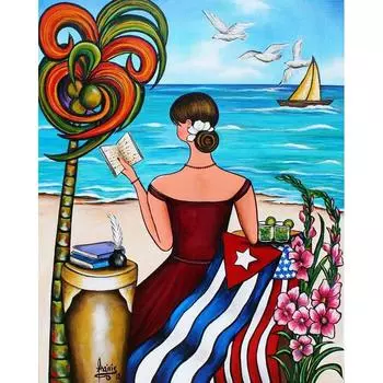 DIY краска по номерам набор для рисования маслом холст DIY картина маслом по номерам настенные художественные украшения для домашнего декора 40x50cm no frame