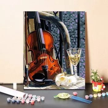 DIY краска по номерам набор для рисования маслом холст DIY картина маслом по номерам настенные художественные украшения для дома подарок искусство и хобби 40x50cm no frame