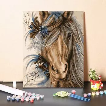 DIY краска по номерам набор для рисования маслом холст DIY картина маслом по номерам настенные художественные украшения для дома подарок искусство и хобби 40x50cm no frame