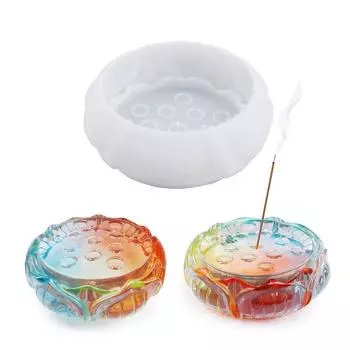 DIY Кристалл Капельный Клей Эпоксидная Смола Линия Ладан Аромат Лотос Зеркало Силиконовая Форма