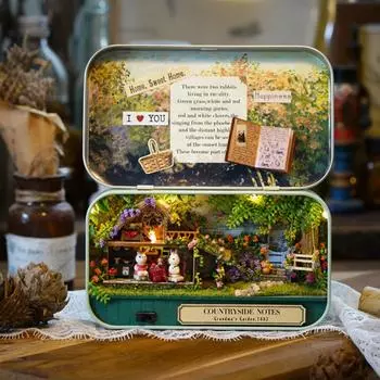 DIY кукольный домик 3D кукольный домик набор коробка детское украшение подарок дом 10 мл One Size