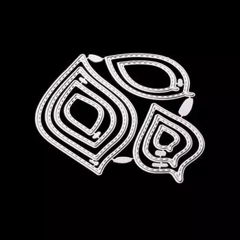 DIY листья форма резки металла умирает трафарет для альбома для скрапбукинга инструмент для тиснения бумаги