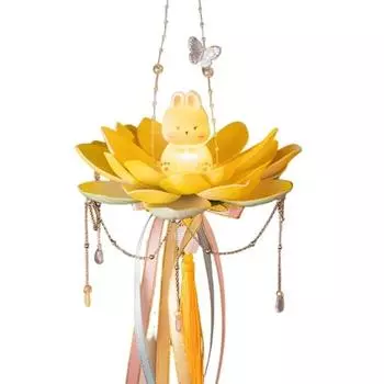 DIY Lotus Flower Lanterns Material Package Mid-Autumn Festival Lantern Hanfu Props