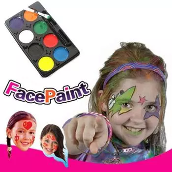 DIY Макияж Косплей Клоун Живопись Палитра Краска для лица и тела 8 цветов Хэллоуин