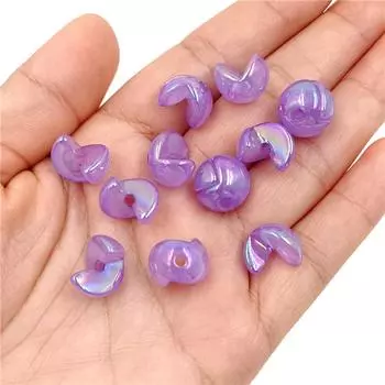 DIY материалы ручной работы бусины свободные бусины 2 равных AB красочные 10 шт. для серег ожерелья изготовления ювелирных изделий круглые геометрические бусины белый