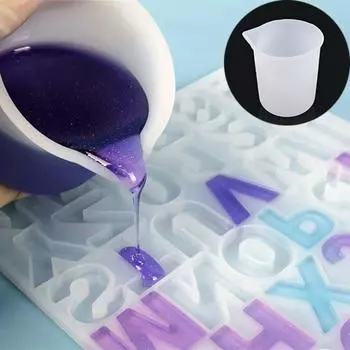DIY мерный стаканчик из эпоксидной смолы 100 мл, разделенный стаканчик, инструмент для выпечки, форма для изготовления ювелирных изделий из смолы, ремесло