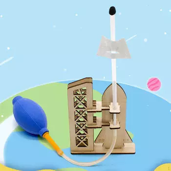 DIY Mini Air Rocket Kit Stem Развивающие игрушки Научные наборы Физическая игрушка для дома на день рождения