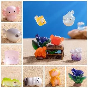 DIY Миниатюры Фигурки животных Изделия из смолы Украшения для сада Украшения для дома Style 1