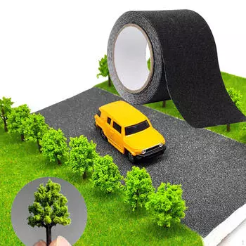 DIY Модель Железнодорожной Ленты Макет Декорации Материалы для Диорам Архитектурное Здание 10cmx5m Gray