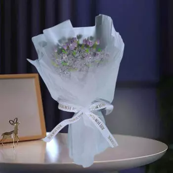 DIY Моделирование Тюльпаны Цветочный Букет Цветочная Композиция Поделки Реалистичный Вид Незаконченный