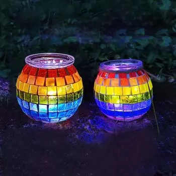 DIY мозаичный подсвечник, набор, развитие мелкой моторики, детский ремесленный материал, ручная работа, развивающие игрушки для родителей и детей C