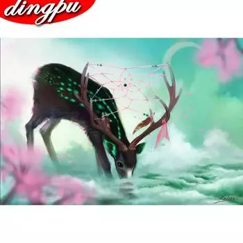 DIY мозаика полная квадратная алмазная вышивка озеро распродажа картина горный хрусталь цветок алмазная живопись домашний декор Full Round 20X30CM
